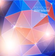 Abstract colorful Polygonal Background Vector illustration N8