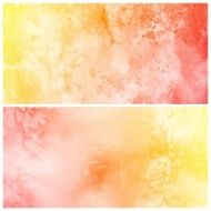 Set of Colorful watercolor painting background N14