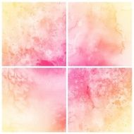 Set of Colorful watercolor painting background N18