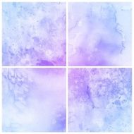 Set of Colorful watercolor painting background N19