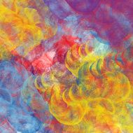 Colorful watercolor painting background N44