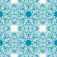 floral blue pattern