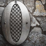 metal and stone background N347