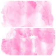 Set of Colorful water color painting background N248