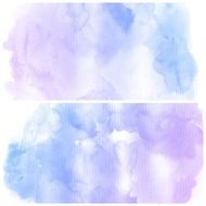 Set of Colorful water color painting background N253