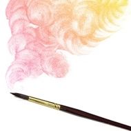 Colorful water color painting background N219