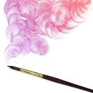 Colorful water color painting background N221
