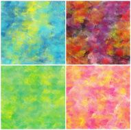 Set of Colorful water color painting background N260