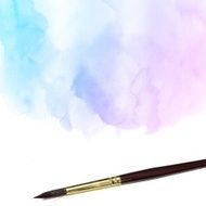 Colorful water color painting background N228