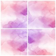 Set of Colorful water color painting background N284