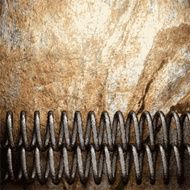 metal and stone background N355