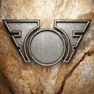 metal and stone background N357