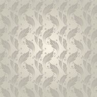 seamless pattern with a vintage leaves