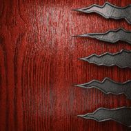 metal and wood background N411