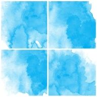 Set of Colorful water color painting background N318