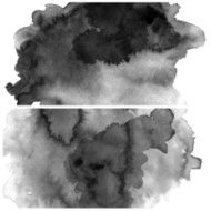 Set of Colorful water color painting background N328