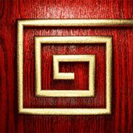 golden and wood background N140