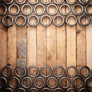 metal and wood background N413