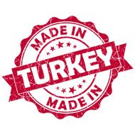 made in turkey red stamp