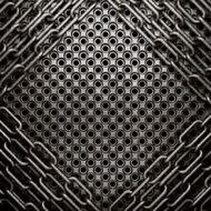 metal on wall background N189