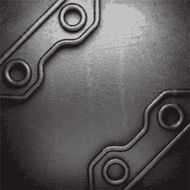 metal on wall background N193