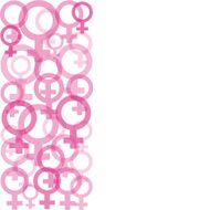Female symbol background N2