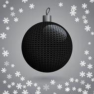 Knitted Christmas Ball N9