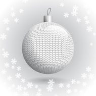 Knitted Christmas Ball N11
