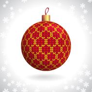 Knitted Christmas Ball N14