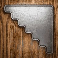 metal and wood background N417