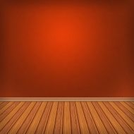 empty room interior with wallpaper N9