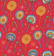 Lollipops background Differents fruit drops N2