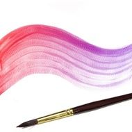 Colorful water color painting background N277