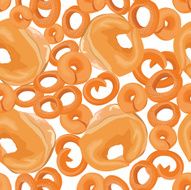 Bread seamless background