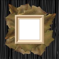 Autumn leaves frame N11