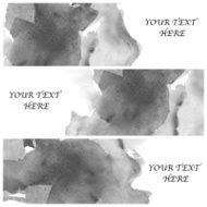 Set of Colorful water color painting background N349