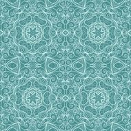 Ornamental lace seamless pattern background with many details
