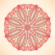 round pink pattern