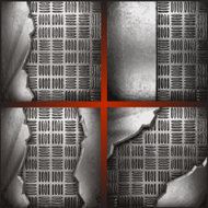 Vector metal background set N102