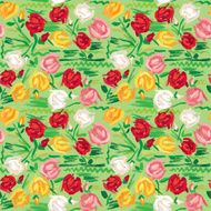 Hand painted roses seamless pattern N2