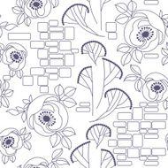 decorative seamless pattern with roses