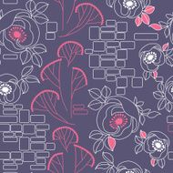 decorative seamless pattern with roses N2