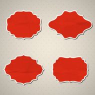 Crumpled paper frames