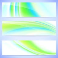 Set of stylish abstract banners