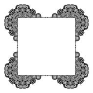 rectangle ornate frame N10