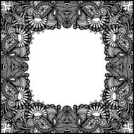 rectangle ornate frame N11