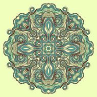circle turquoise pattern