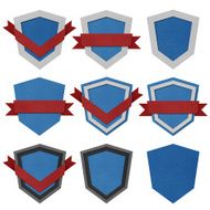 Set of retro vintage badges and labels N36