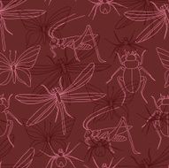 pattern with bugs