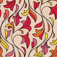 Vector seamless floral pattern N316